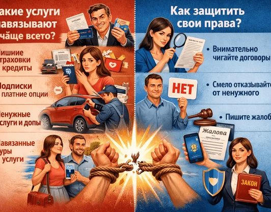 Какие услуги навязывают чаще всего и как защитить свои права
